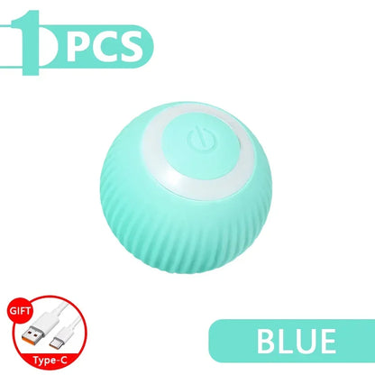 Kitten Chasing Toys Vibration 360° Automatic Rotating Ball Laser Pointer Cats Tree USB Charging Toys for Bathroom Supplies Pet