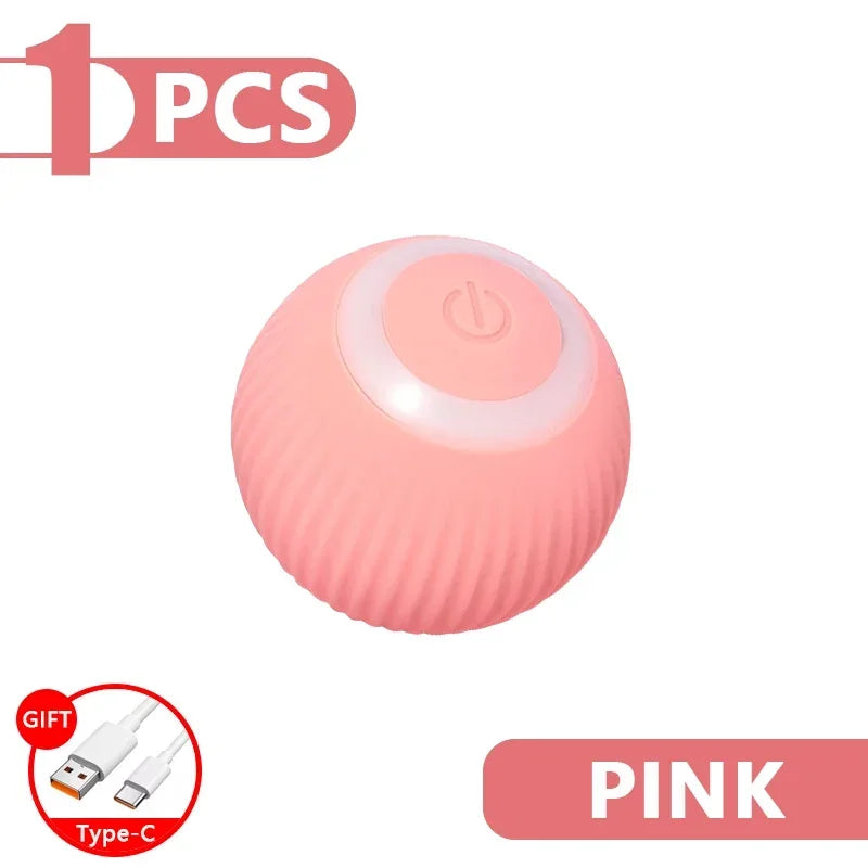 Kitten Chasing Toys Vibration 360° Automatic Rotating Ball Laser Pointer Cats Tree USB Charging Toys for Bathroom Supplies Pet