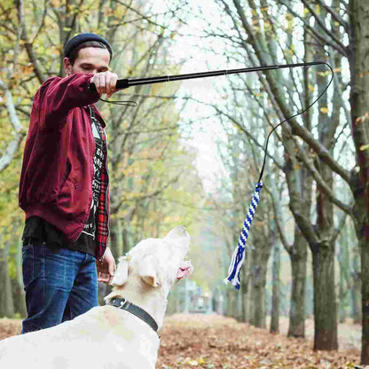 Telescopic Dog Teaser Toys Camera Pet Pole Interactive Puppy Extendable Flirt Child